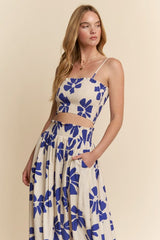 LILA MAXI SKIRT TWO PIECE SET
