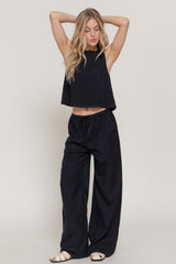 ELVIRA PANTS SET BLACK