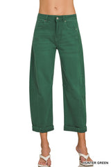BARREL JEANS GREEN