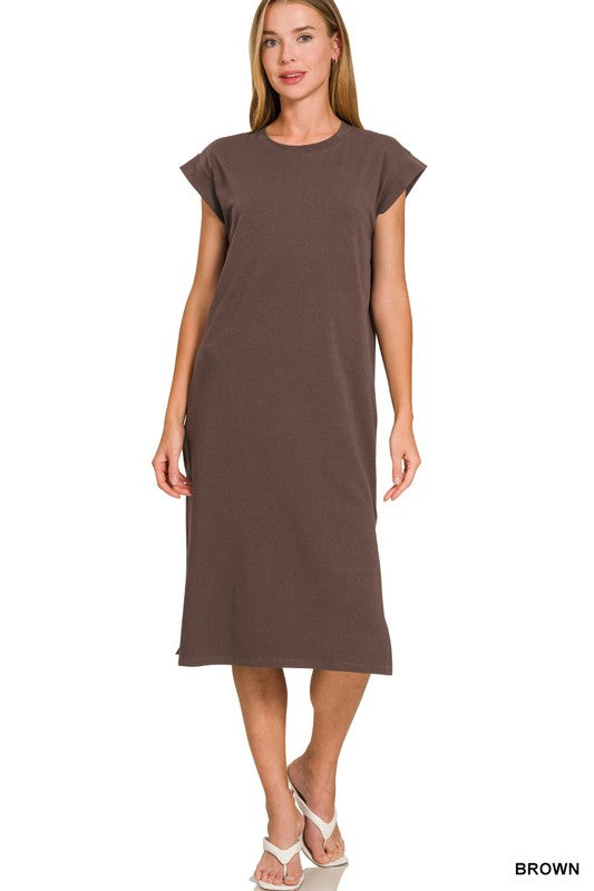 SIMONE LOUNGE DRESS BROWN