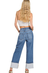 KARMA CUFFED JEANS