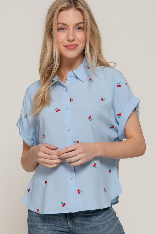 DOLMAN BLOUSE AZUL