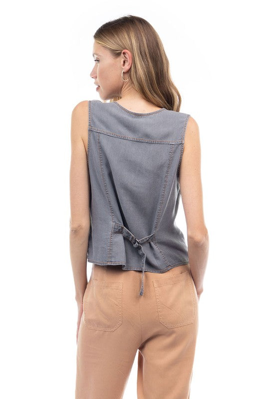 PILAR DENIM VEST