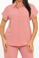 CECI PANTS SET MAUVE