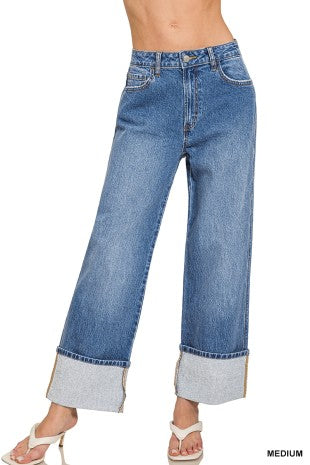 KARMA CUFFED JEANS