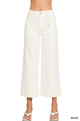 CALGARY CULOTTE JEANS WHITE