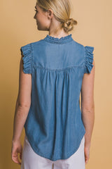 NATALIA BLUE BLOUSE