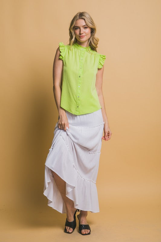 NATALIA GREEN BLOUSE