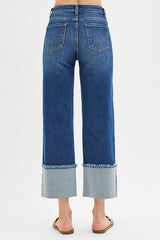 CUFFED JEANS
