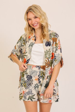 TROPICAL SHORTS SET