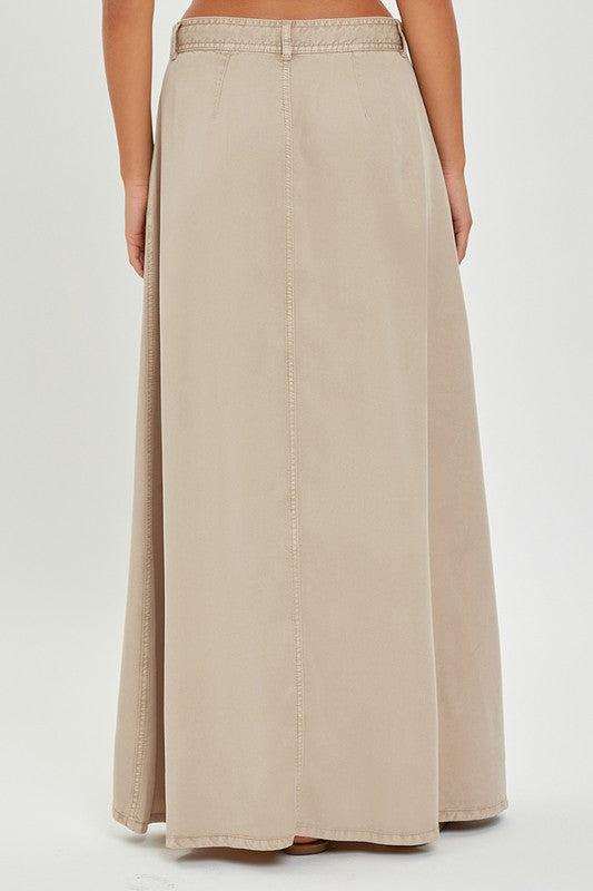 NATASHA MAXI SKIRT BEIGE