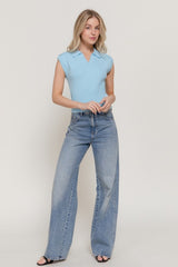 POLO SPRING TOP BLUE