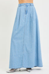 NATASHA MAXI SKIRT DENIM