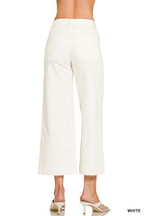 CALGARY CULOTTE JEANS WHITE