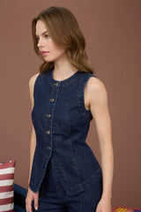 DORA DENIM VEST