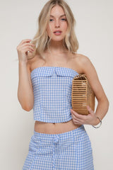 SEERSUCKER SKIRT SET