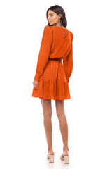 CORALIA MINI DRESS PUMPKIN