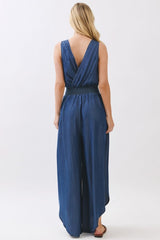 TRACY DENIM JUMPSUIT DARK