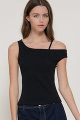 MERLE TANK TOP BLACK