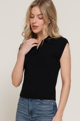 POLO SPRING TOP BLACK