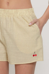 CHERY STRIPPED SHORTS SET