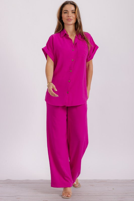 BASHIR PANTS SET PINK
