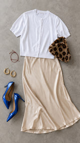 ANISTON SKIRT CHAMPAGNE