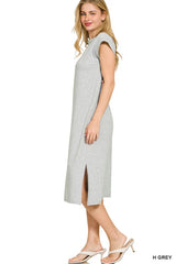 SIMONE LOUNGE DRESS GREY