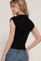 POLO SPRING TOP BLACK
