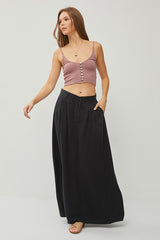 NATASHA MAXI SKIRT BLACK