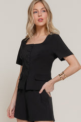 SUSY BLOUSE BLACK