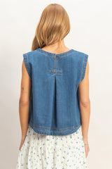 MIRANDA DENIM TOP