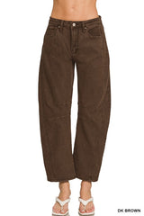BARREL JEANS BROWN