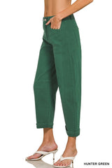 BARREL JEANS GREEN