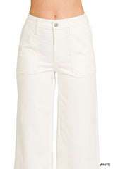CALGARY CULOTTE JEANS WHITE