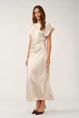 GRACIA MAXI DRESS CHAMPAGNE