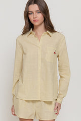 CHERY STRIPPED SHORTS SET