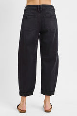 BARREL JEANS BLACK
