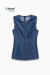 SUSANA VEST DARK DENIM