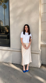 ANISTON SKIRT CHAMPAGNE