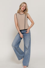 JENNIFER TOP BEIGE