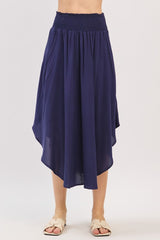 AMIE MIDI SKIRT NAVY
