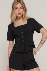 SUSY BLOUSE BLACK