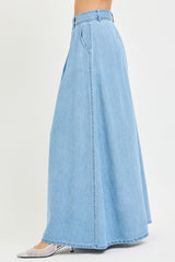 NATASHA MAXI SKIRT DENIM