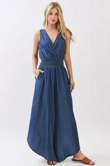 TRACY DENIM JUMPSUIT DARK