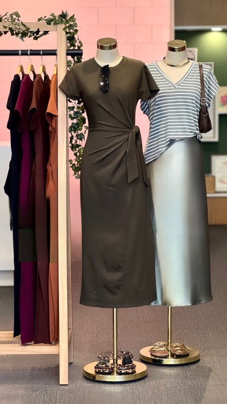 ANASTACIA DRESS GREEN