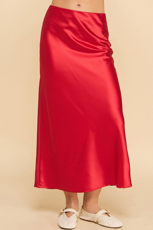 ANISTON RED SKIRT