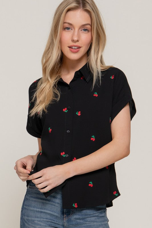 Dolman Blouse Negra